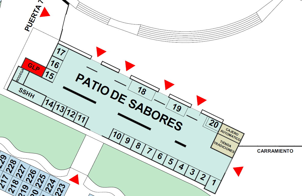 CROQUIS PATIO DE SABORES